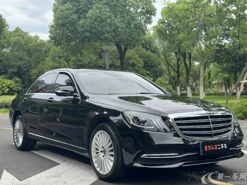 奔驰S级 S320L 2019款 2.0T 自动 后驱 