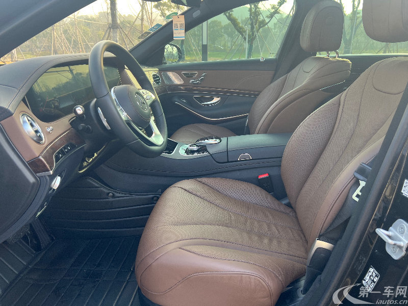 奔驰S级 S450 [进口] 2018款 3.0T 自动 汽油 加长版 