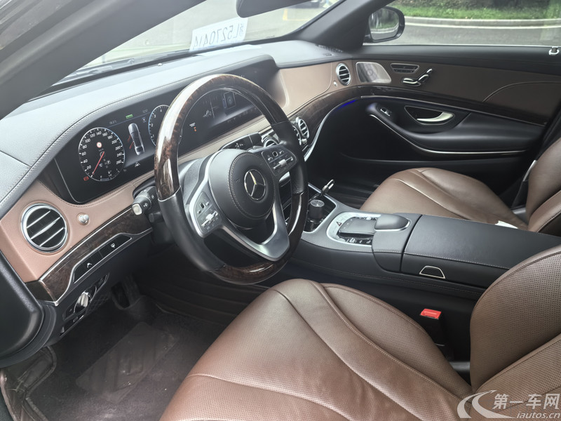 奔驰S级 S350L [进口] 2020款 3.0T 自动 汽油 商务型臻藏版 