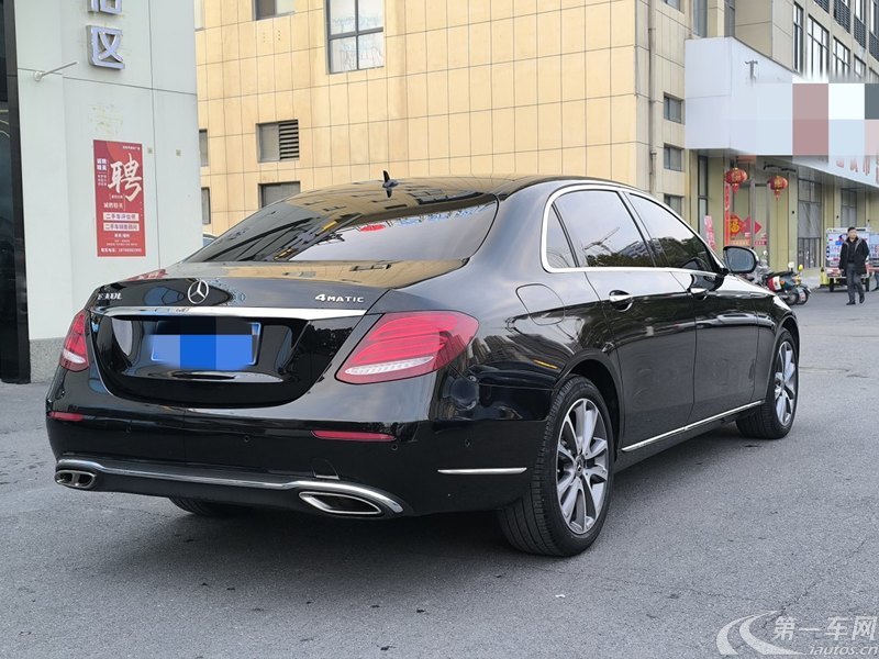 奔驰E级 E300L 2019款 2.0T 自动 汽油 时尚型 (国Ⅵ) 