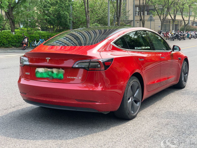 特斯拉MODEL 3 2020款 自动 改款长续航后轮驱动版 纯电动 