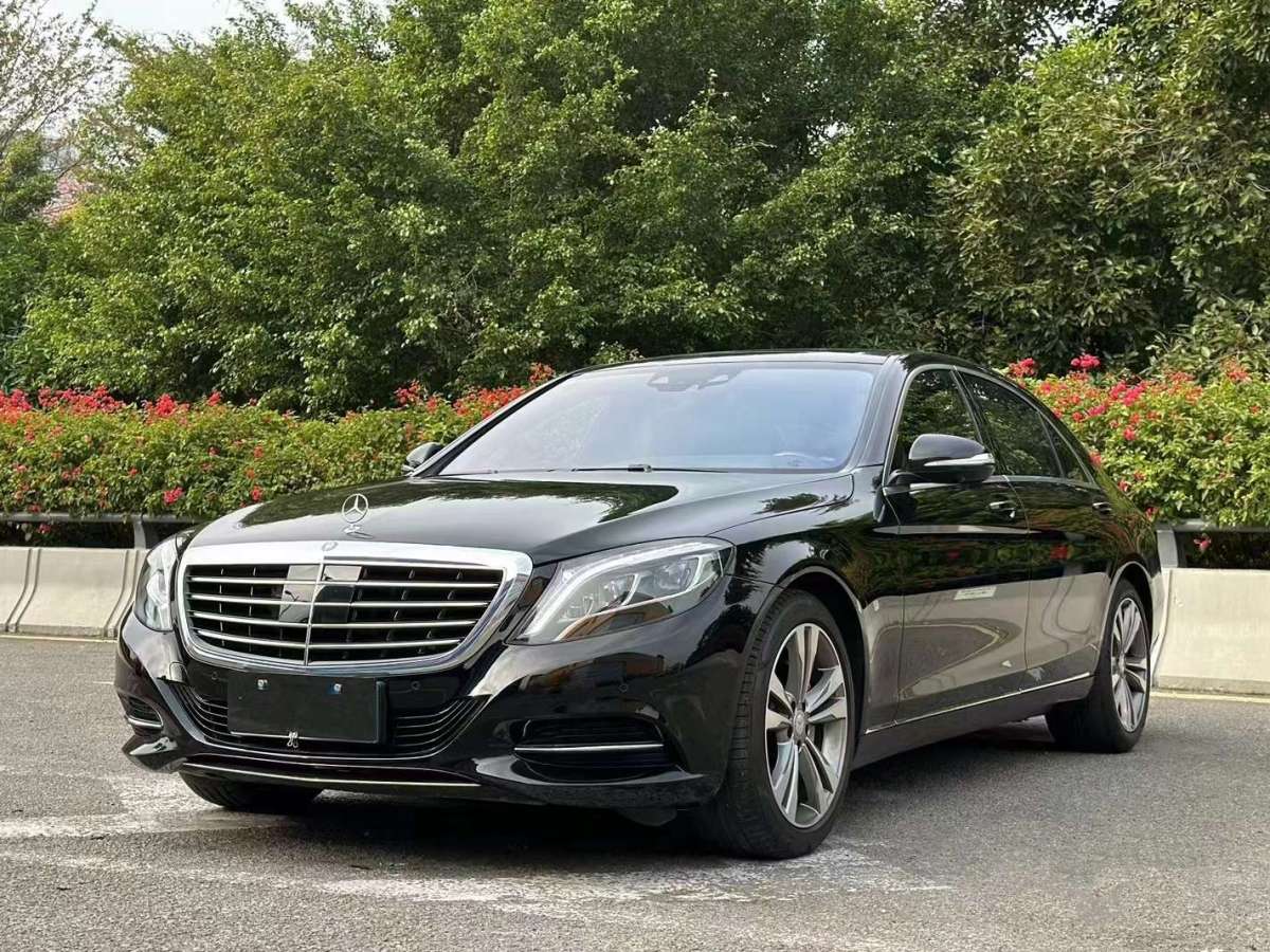 奔驰S级 S400 [进口] 2014款 3.5L 自动 油电混合 加长版价格0万 