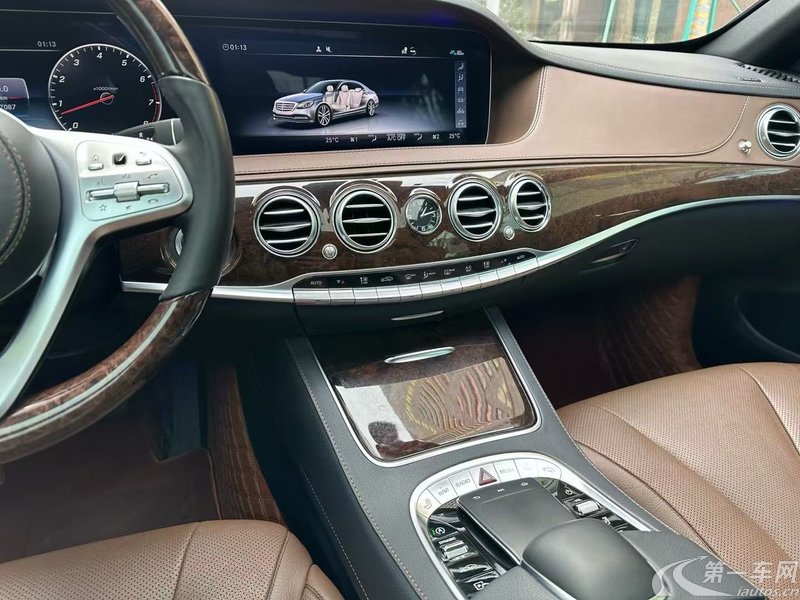 奔驰S级 S350L [进口] 2019款 3.0T 自动 汽油 尊贵型 